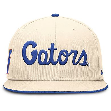 Men's Nike Natural Florida Gators Primetime True Performance Fitted Hat