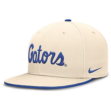 Men's Nike Natural Florida Gators Primetime True Performance Fitted Hat