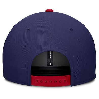 Men's Nike Royal/Red Chicago Cubs Pro Performance Snapback Hat