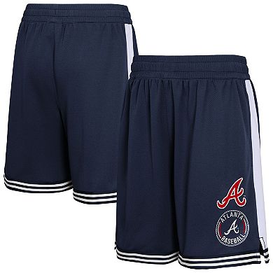 Youth Navy Atlanta Braves Infielder Shorts