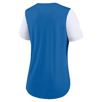 売れ筋商品|||ナイキ カットソー トップス レディース Women's Blue Detroit Lions Team Nod Tri-Blend Fashion T-Shirt Blue Women's Nike Blue Detroit Lions Team Nod Tri-Blend Fashion T