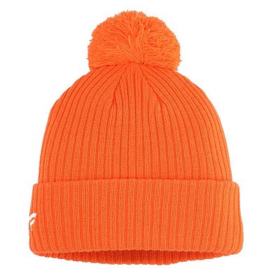 Men's Fanatics Orange Philadelphia Flyers Cuffed Knit Hat with Pom