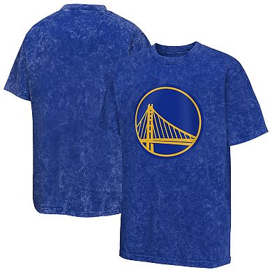 Youth Royal Golden State Warriors Rugged Defense T-Shirt