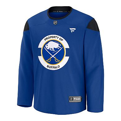 Men's Fanatics Royal Buffalo Sabres Home Practice Jersey