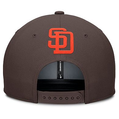 Men's Nike Gray/Brown San Diego Padres Pro Performance Snapback Hat