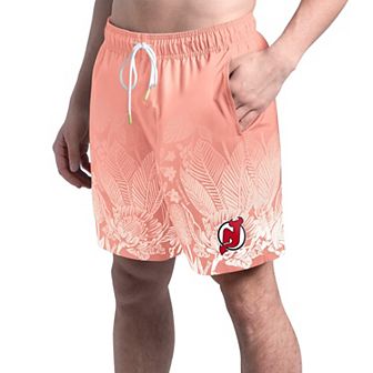 Men's�Margaritaville Pink New Jersey Devils Lagoon Fiesta Swim Short