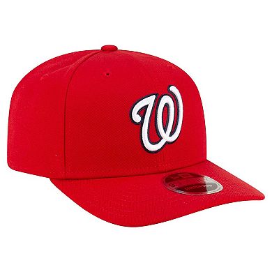 Men's New Era Red Washington Nationals Player Replica 9SEVENTY Adjustable Hat