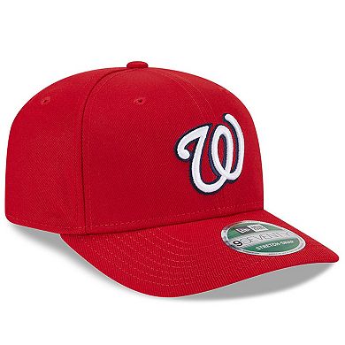 Men's New Era Red Washington Nationals Player Replica 9SEVENTY Adjustable Hat
