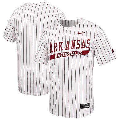 Men's Nike White Arkansas Razorbacks Limited Baseball Jersey