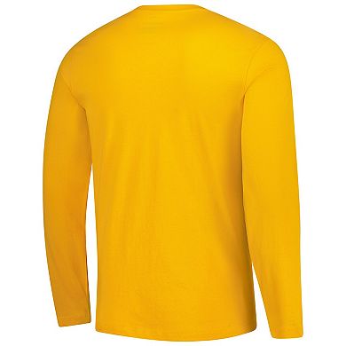 Men's Fanatics Gold Green Bay Packers Long Sleeve T-Shirt