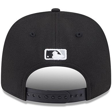 Men's New Era Black Chicago White Sox Player Replica 9SEVENTY Adjustable Hat