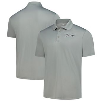 Men's Fanatics Gray Chicago White Sox Logo Polo