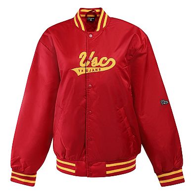 Women's Hype and Vice Cardinal USC Trojans A-Game Varsity Full-Snap Jacket