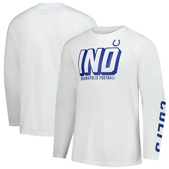 Men's Fanatics White Indianapolis Colts Long Sleeve T-Shirt