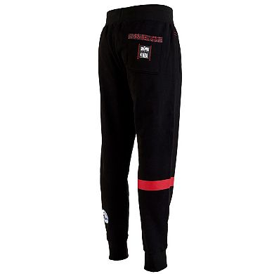 Men's NBA x Two Hype Black Philadelphia 76ers Culture & Hoops Collection Premium Jogger Pants