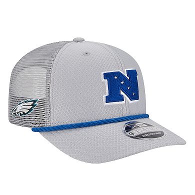 Men's New Era Gray Philadelphia Eagles 2025 Pro Bowl 9SEVENTY Stretch-Snap Hat