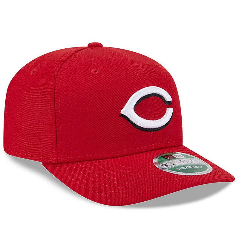 Men's New Era Red Cincinnati Reds Player Replica 9SEVENTY Adjustable Hat, Red Red