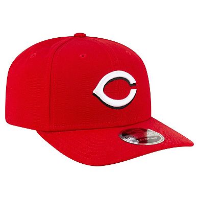 Men's New Era Red Cincinnati Reds Player Replica 9SEVENTY Adjustable Hat
