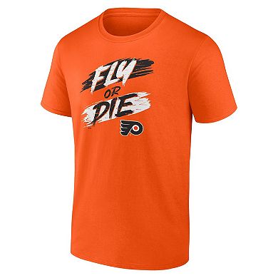 Men's Fanatics Orange Philadelphia Flyers Iconic T-Shirt