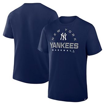 Men's Fanatics Navy New York Yankees Clubhouse Legacy Primary Play T-Shirt