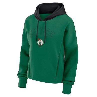 Women's�Fanatics Kelly Green Boston Celtics Post Up Boxy Pullover Hoodie