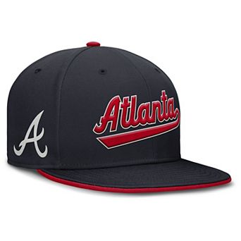 Men's Nike Navy Atlanta Braves True Performance Fitted Hat