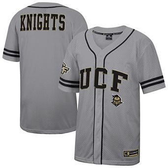 Men's Colosseum Gray UCF Knights Free Spirited Baseball Jersey