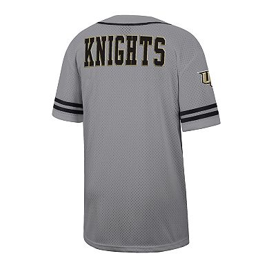 Men's Colosseum Gray UCF Knights Free Spirited Baseball Jersey