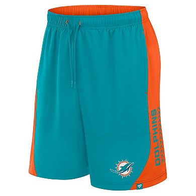 Men's Fanatics Aqua Miami Dolphins No Defense Shorts