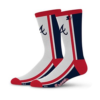 Unisex Starter Atlanta Braves Shout Crew Socks