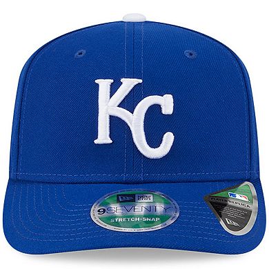 Men's New Era Royal Kansas City Royals Player Replica 9SEVENTY Adjustable Hat