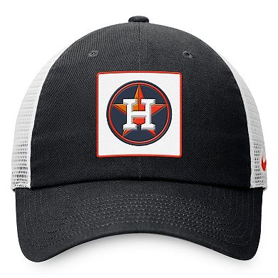 Men's Nike Black Houston Astros Rise Adjustable Trucker Hat