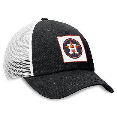 Men's Nike Black Houston Astros Rise Adjustable Trucker Hat