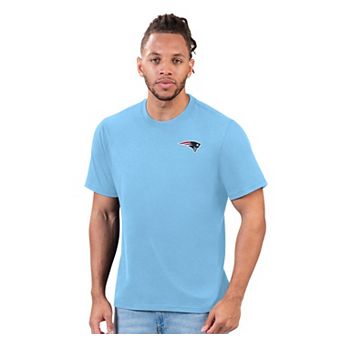 Men's Margaritaville Light Blue New England Patriots Wastin' Away T-Shirt