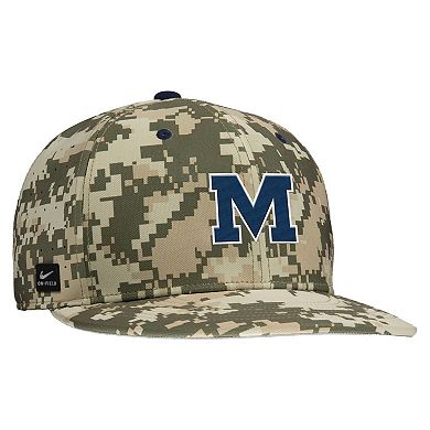 Men's Nike Digital Camo Ole Miss Rebels On-Field Baseball Performance Fitted Hat