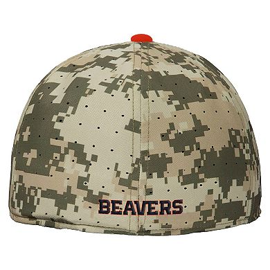 Men's Nike Digital Camo Oregon State Beavers On-Field Baseball Performance Fitted Hat