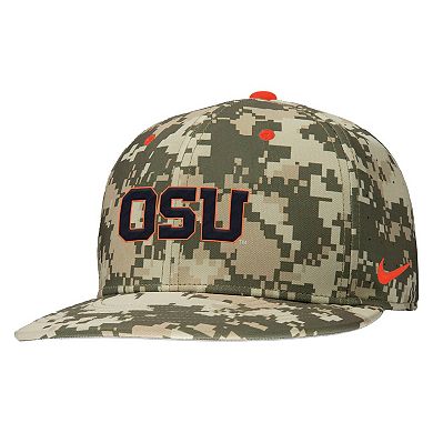 Men's Nike Digital Camo Oregon State Beavers On-Field Baseball Performance Fitted Hat