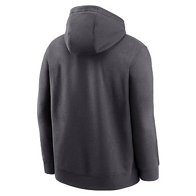 Men's Nike Anthracite Georgia Bulldogs Primetime Club Fleece Pullover Hoodie