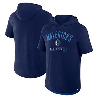 Men's Fanatics Athletic Navy Dallas Mavericks Pass Legend Hooded T-Shirt