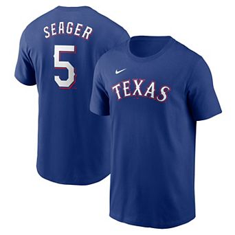 Men's Nike Corey Seager Royal Texas Rangers Fuse Name & Number T-Shirt