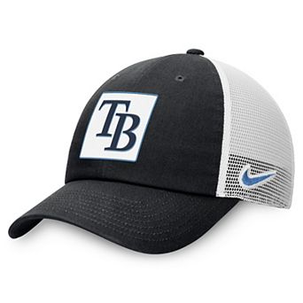 Men's Nike Black Tampa Bay Rays Rise Adjustable Trucker Hat