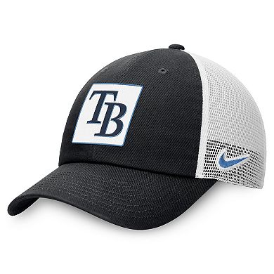 Men's Nike Black Tampa Bay Rays Rise Adjustable Trucker Hat