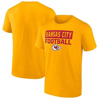 Men's Fanatics Gold Kansas City Chiefs Serve T-Shirt