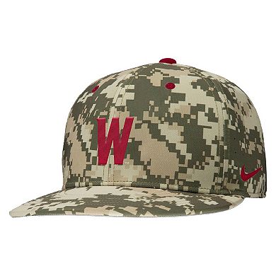 Men's Nike Digital Camo Washington State Cougars On-Field Baseball Performance Fitted Hat