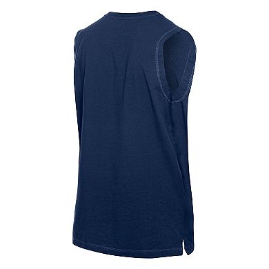 Men's New Era College Navy Seattle Seahawks Leisure Collection Tank Top