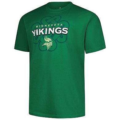 Men's Fanatics Kelly Green Minnesota Vikings Big & Tall Celtic T-Shirt