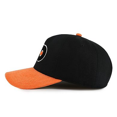 Men's American Needle Black/Orange Philadelphia Flyers Burnett Adjustable Hat