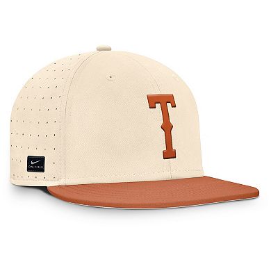 Men's Nike Natural Texas Longhorns Dugout True Dri-FIT Fitted Hat