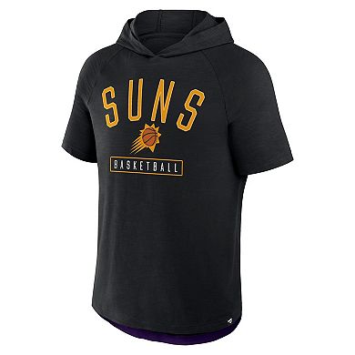 Men's Fanatics Black Phoenix Suns Pass Legend Hooded T-Shirt