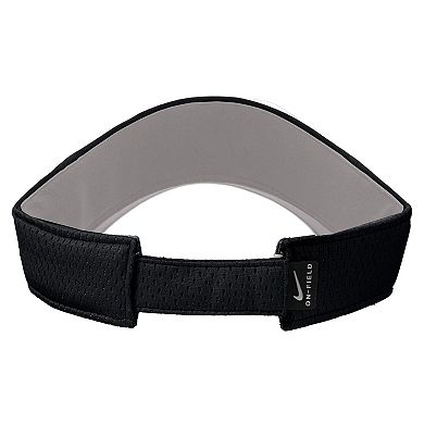 Men's Nike Black Oregon State Beavers On-Field Softball Authentic Ace Performance Adjustable Visor